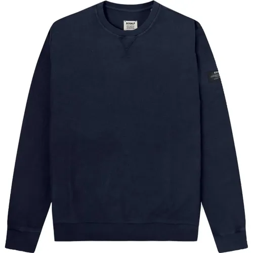 Deep Navy Sweatshirt Gastnewar0863 , Herren, Größe: L - Ecoalf - Modalova