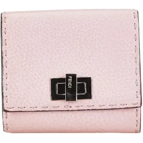 Pre-owned Wallets, female, , Size: ONE SIZE Pre-owned Leather wallets - Fendi Vintage - Modalova