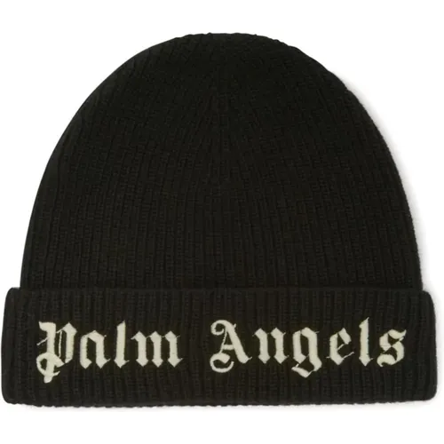 Schwarze Hüte im Stil - Palm Angels - Modalova