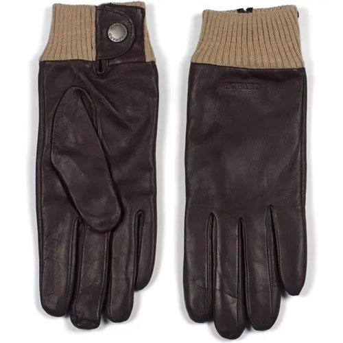 Gloves, male, , Size: 8 IN Dark Leather Gloves - Howard London - Modalova