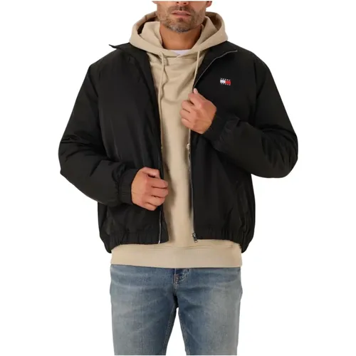 Light Jackets, male, , Size: L Essential Padded Jacket Ext - Tommy Jeans - Modalova