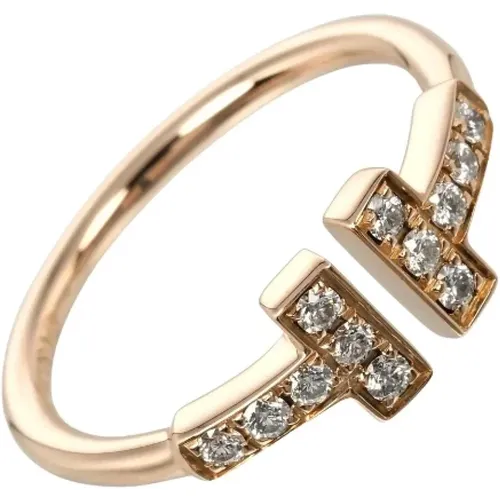 Pre-owned Jewellery, female, , Size: ONE SIZE Pre-owned Rose Gold rings - Tiffany & Co. Pre-owned - Modalova