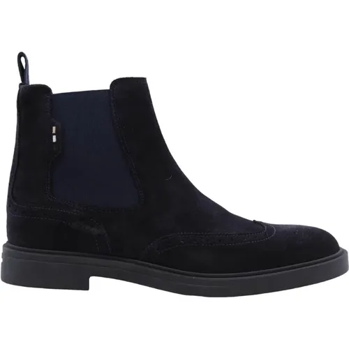 Leopoldlaan Stylish Ankle Boots , male, Sizes: 7 UK, 9 UK, 10 UK, 11 UK, 8 UK - Hugo Boss - Modalova