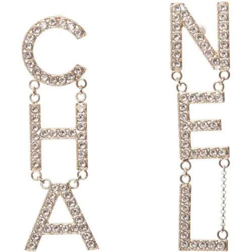 Pre-owned Jewellery, female, , Size: ONE SIZE Pre-owned Metal earrings - Chanel Vintage - Modalova