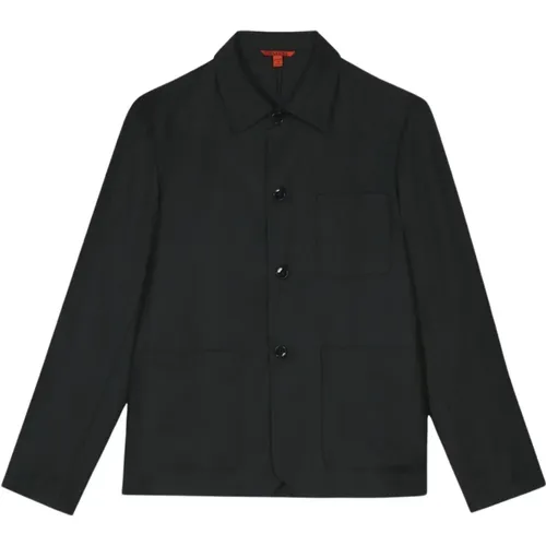 Wool Flannel Overshirt with Patch Pockets , male, Sizes: XL, M, S, L - Barena Venezia - Modalova