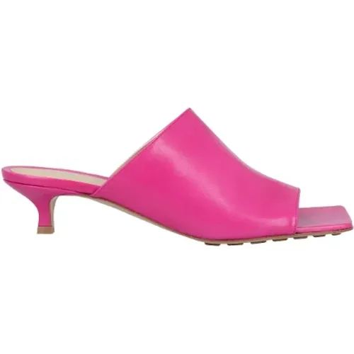 Lambskin Stretch Mule Sandals , female, Sizes: 4 UK, 5 UK - Bottega Veneta - Modalova