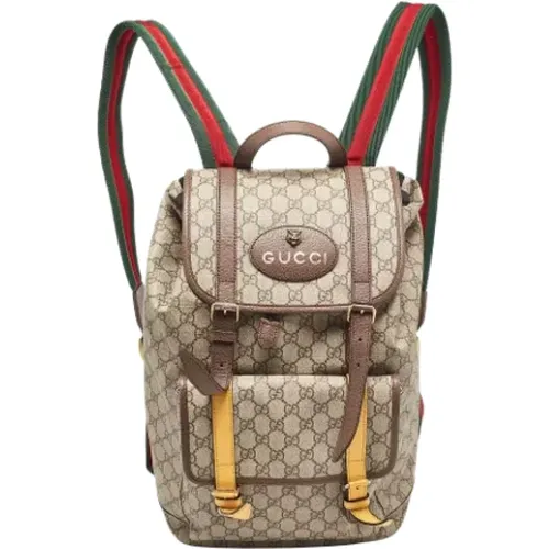 Pre-owned Fabric backpacks , male, Sizes: ONE SIZE - Gucci Vintage - Modalova