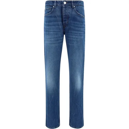 Klassische Jeans mit ikonischem Logo , Herren, Größe: W30 - Ami Paris - Modalova