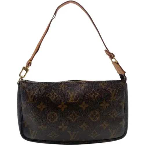Canvas Louis Vuitton Pochette Accessories Bag , female, Sizes: ONE SIZE - Louis Vuitton Vintage - Modalova