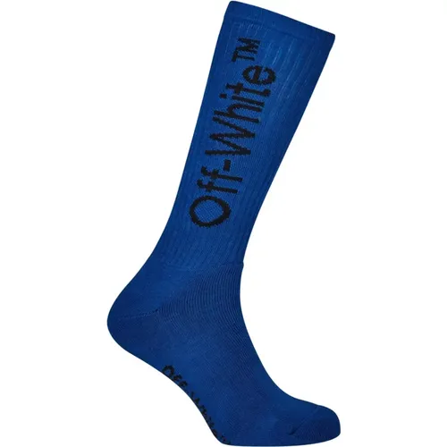 Socks, male, , Size: ONE SIZE Arrow Logo Mid Socks Peacock/Black - Off White - Modalova