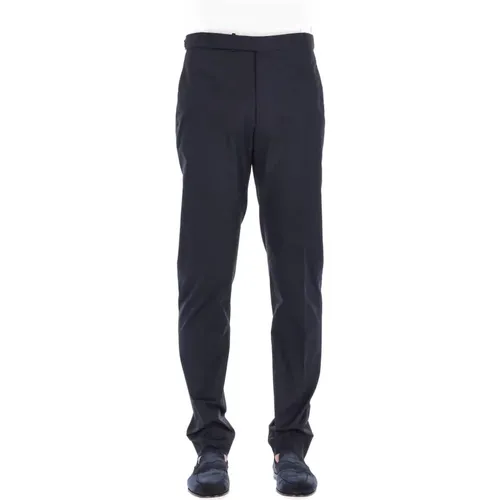 Suit Trousers, male, , Size: XL Pantalone in rasatello di cotone - Tagliatore - Modalova