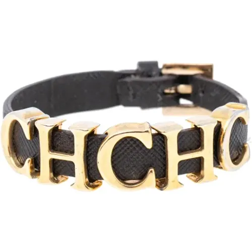 Pre-owned Leather bracelets , female, Sizes: ONE SIZE - Carolina Herrera Pre-owned - Modalova