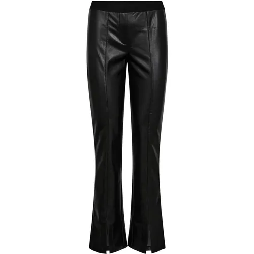 Vegan Leder Pull-On Hose , Damen, Größe: L - Designers Remix - Modalova