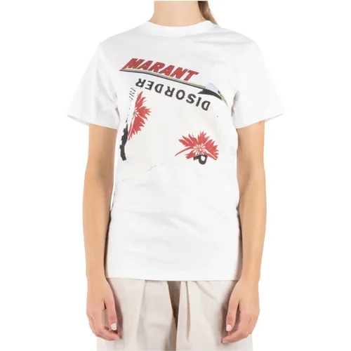 Weiße Baumwoll-T-Shirt Zoeline - Isabel Marant Étoile - Modalova