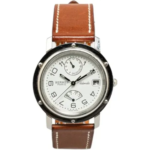 Pre-owned Stainless Steel watches , female, Sizes: ONE SIZE - Hermès Vintage - Modalova