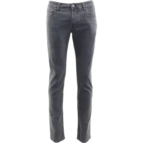 Slim Cotton Twill Hose , Herren, Größe: W33 - Jacob Cohën - Modalova