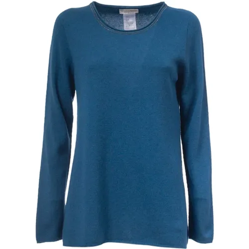 Wool, Silk, and Cashmere Knit Sweater , female, Sizes: XL - Le Tricot Perugia - Modalova