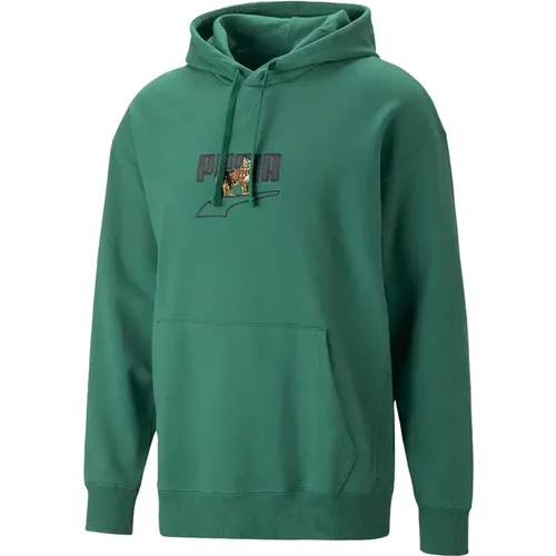 Grafische Vine Kapuzenpullover , Herren, Größe: XS - Puma - Modalova