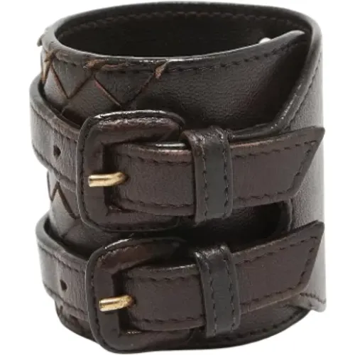 Pre-owned Belts, female, , Size: ONE SIZE Pre-owned Leather belts - Bottega Veneta Vintage - Modalova