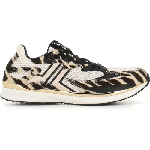 Sneakers, female, , Size: 6 US Zebra Print Sneakers - Lanvin - Modalova