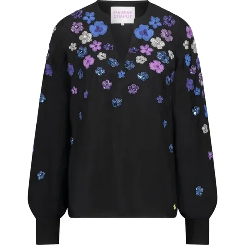 Floral Embroidered Masha Top , female, Sizes: XS - Fabienne Chapot - Modalova