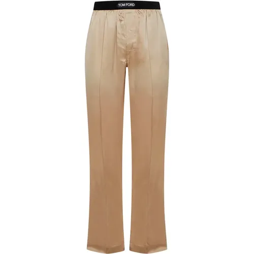 Trousers Upgrade Style Elastic Waistband , male, Sizes: XL - Tom Ford - Modalova