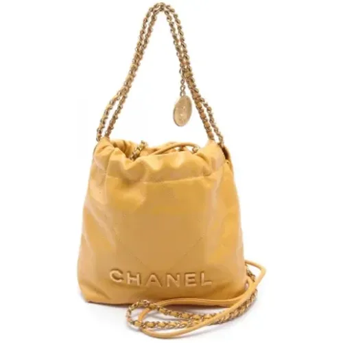 Pre-owned Bucket Bags, female, , Size: ONE SIZE Pre-owned Leather chanel-bags - Chanel Vintage - Modalova