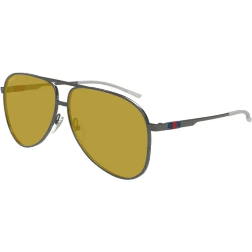 Sunglasses, unisex, , Size: ONE SIZE Stylish Sunglasses with Dark Lenses - Gucci - Modalova