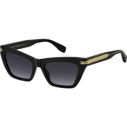 Sunglasses, female, , Size: 54 MM Crystal/Grey Shaded Sunglasses - Marc Jacobs - Modalova