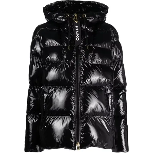 Kristall Nylon Steppjacke , Damen, Größe: 2XS - pinko - Modalova