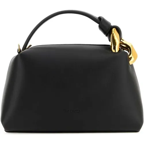 Leather Corner Handbag , female, Sizes: ONE SIZE - JW Anderson - Modalova