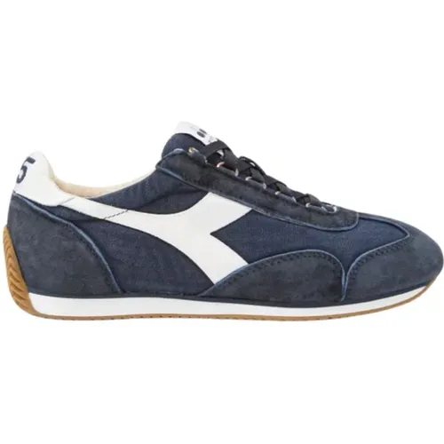 Equipe H Canvas Stone Wash , male, Sizes: 6 UK - Diadora - Modalova