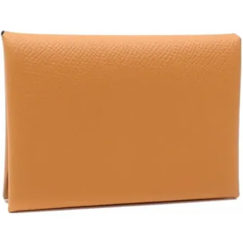 Pre-owned Leather wallets , female, Sizes: ONE SIZE - Hermès Vintage - Modalova