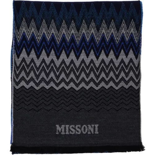 Winter Scarves, male, , Size: ONE SIZE Multicolour Scarf U9911 - Missoni - Modalova