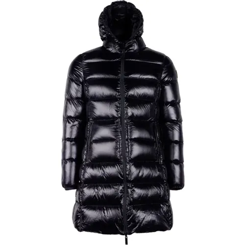 Reversible Long Down Jacket with Hood , male, Sizes: M - Centogrammi - Modalova