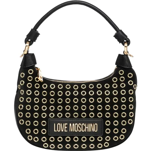 Stilvolle Hobo-Tasche mit verstellbarem Riemen - Love Moschino - Modalova