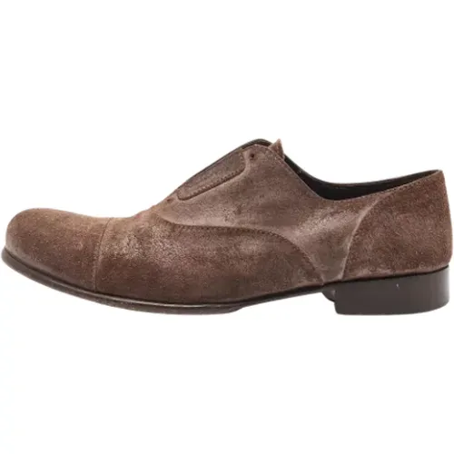 Pre-owned Suede flats , female, Sizes: 10 UK - Dolce & Gabbana Pre-owned - Modalova