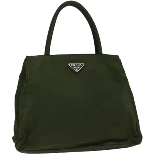 Pre-owned Tote Bags, female, , Size: ONE SIZE Pre-owned Nylon handbags - Prada Vintage - Modalova