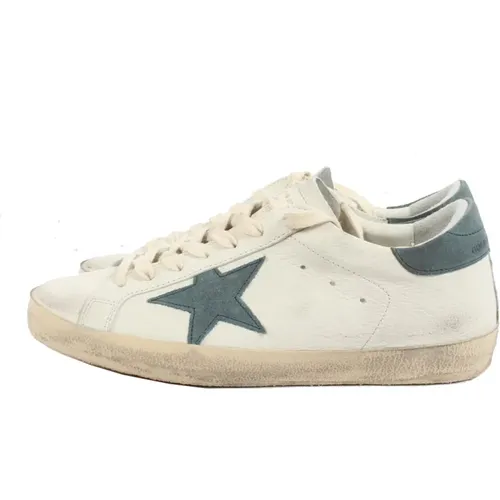 Sneakers, male, , Size: 7 US Blue and sneakers for men - Golden Goose - Modalova