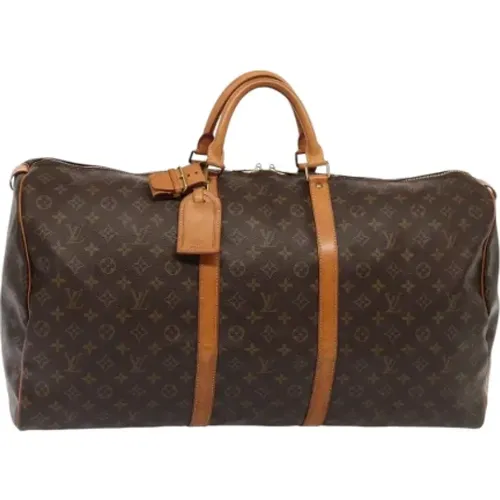 Pre-owned Weekend Bags, female, , Size: ONE SIZE Pre-owned Canvas travel-bags - Louis Vuitton Vintage - Modalova