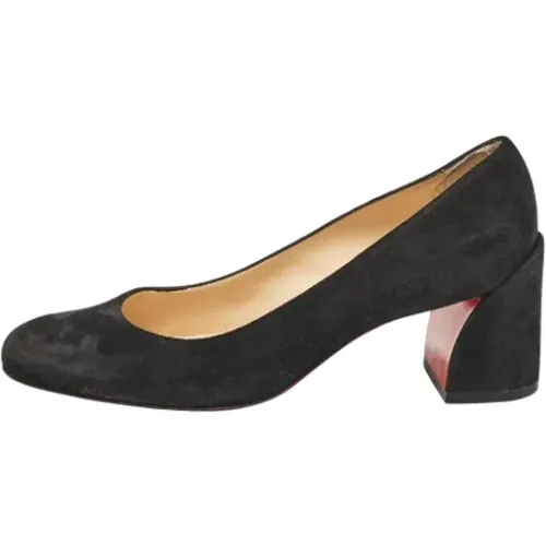 Pre-owned Pumps, female, , Size: 6 US Pre-owned Suede heels - Christian Louboutin Pre-owned - Modalova