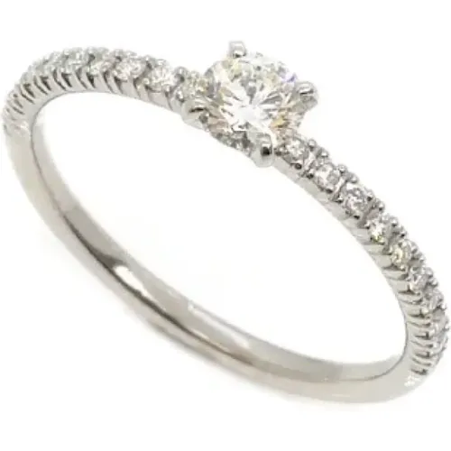 Pre-owned Jewellery, female, , Size: ONE SIZE Pre-owned Platinum rings - Cartier Vintage - Modalova