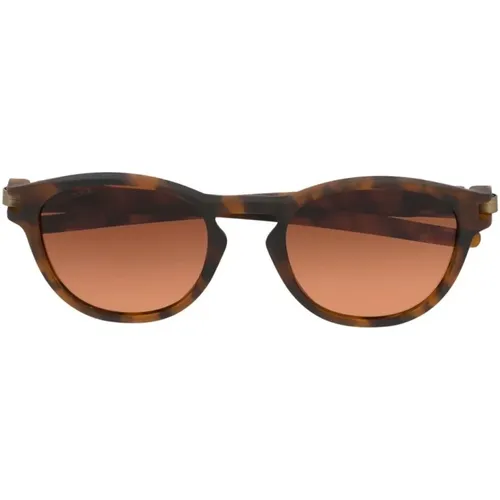 Round-frame Tortoiseshell Sunglasses , unisex, Sizes: ONE SIZE - Oakley - Modalova