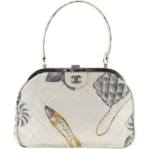 Pre-owned Canvas handbags , female, Sizes: ONE SIZE - Chanel Vintage - Modalova