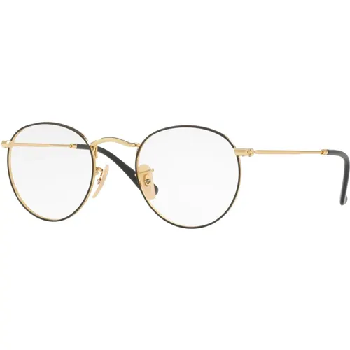 Glasses, unisex, , Size: 50 MM Sophisticated Round Metal Eyewear Frames - Ray-Ban - Modalova