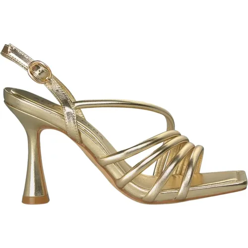 Strappy Heeled Sandal , female, Sizes: 9 UK - Alma en Pena - Modalova