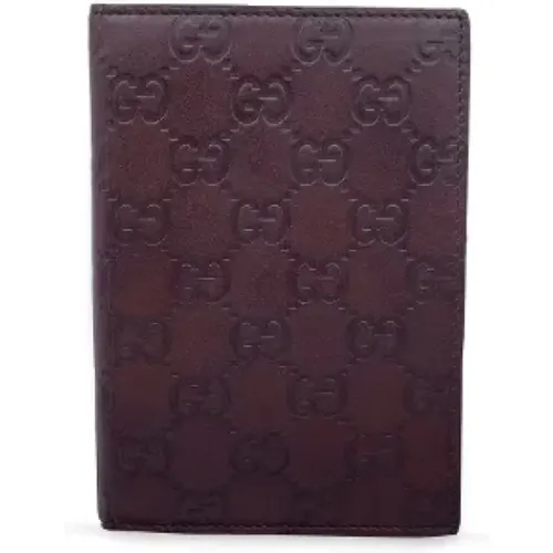 Pre-owned Leather wallets , female, Sizes: ONE SIZE - Gucci Vintage - Modalova