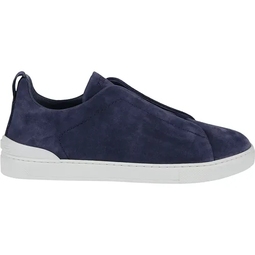 Triple Stitch Low Top Sneakers , male, Sizes: 7 UK, 9 1/2 UK, 8 UK, 8 1/2 UK, 11 UK, 10 UK, 9 UK, 7 1/2 UK - Z Zegna - Modalova