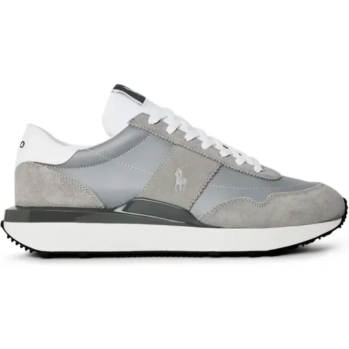 Sneakers, male, , Size: 12 US Reflective Grey Silver Sneakers - Polo Ralph Lauren - Modalova