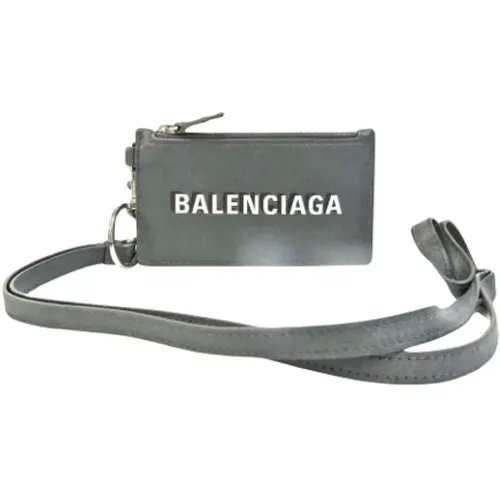 Pre-owned Leather wallets , female, Sizes: ONE SIZE - Balenciaga Vintage - Modalova